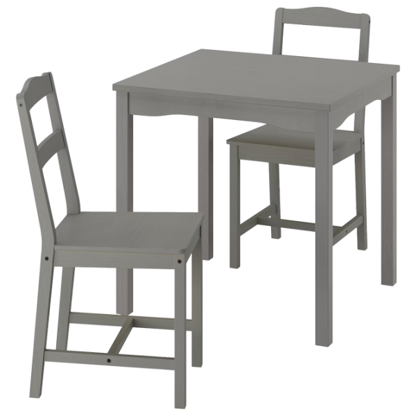 Set masă și scaune Ikea Hauga Pătrată / PAL / Gray photo 1