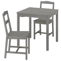 Set masă și scaune Ikea Hauga Pătrată / PAL / Gray