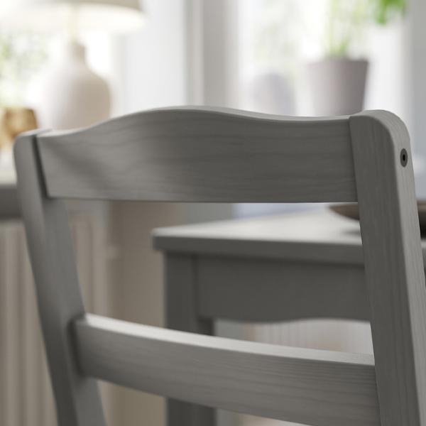 Set masă și scaune Ikea Hauga Pătrată / PAL / Gray photo 7