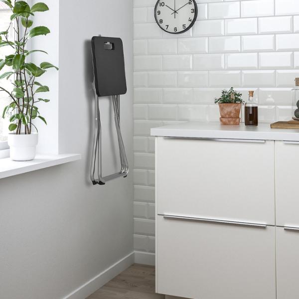 Обеденные стол со стульями Ikea Gunde Квадратная / Дерево / Черный photo 6