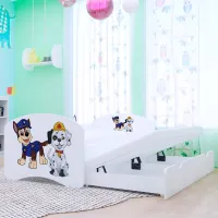 Детская кровать Happy Babies Happy Two Dogs 90 x 180 см / ПВХ / Белый photo 2