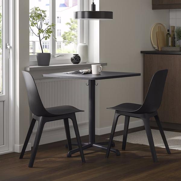 Set masă și scaune Ikea Stenssele/Odger Pătrată / PAL / Anthracite photo 5