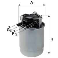 Filtru combustibil Wix Filters WF8557 98 mm photo 3