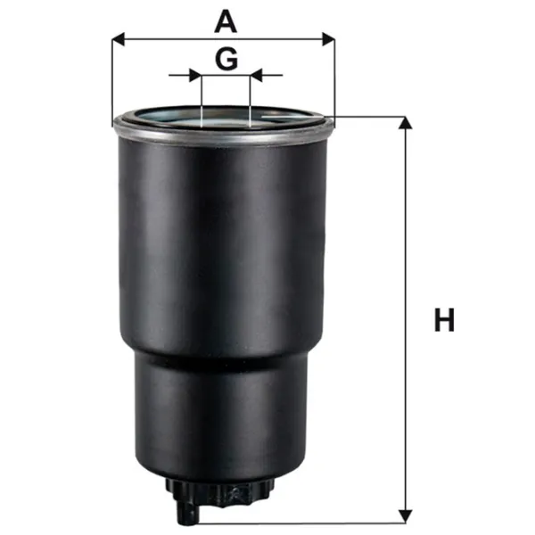 Топливный фильтр Wix Filters WF8559 72 мм photo 2