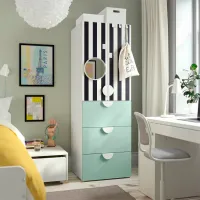Dulap Ikea Smastad/Platsa 60 x 57 x 181 / DSP / Alb photo 2