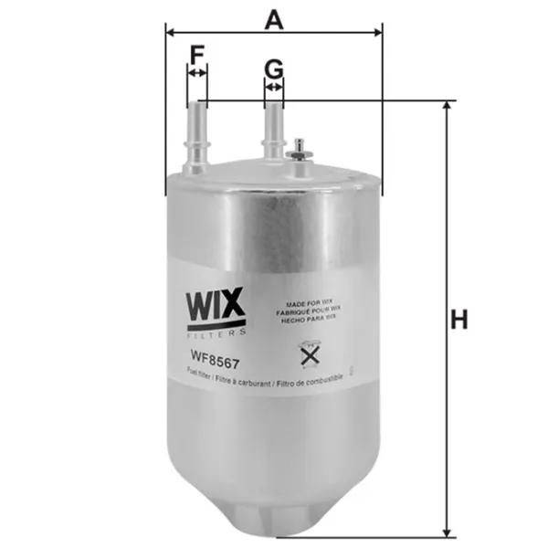 Filtru combustibil Wix Filters WF8567 108 mm photo 2
