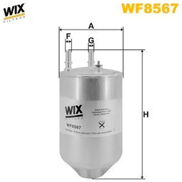 Filtru combustibil Wix Filters WF8567 108 mm photo 3
