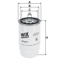 Топливный фильтр Wix Filters WF8571 87 мм photo 2