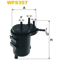 Filtru combustibil Wix Filters WF8357 124 mm photo 3