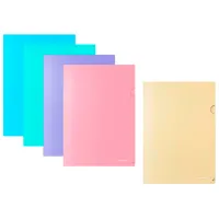 Папка ErichKrause Diagonal Pastel Разноцветный / А4