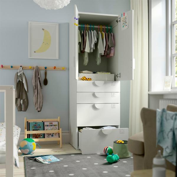 Dulap Ikea Smastad/Platsa 60 x 57 x 181 / DSP / Alb photo 3