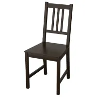 Set masă și scaune Ikea Hauga/Stefan Dreptunghiulară / PAL / Gray photo 3
