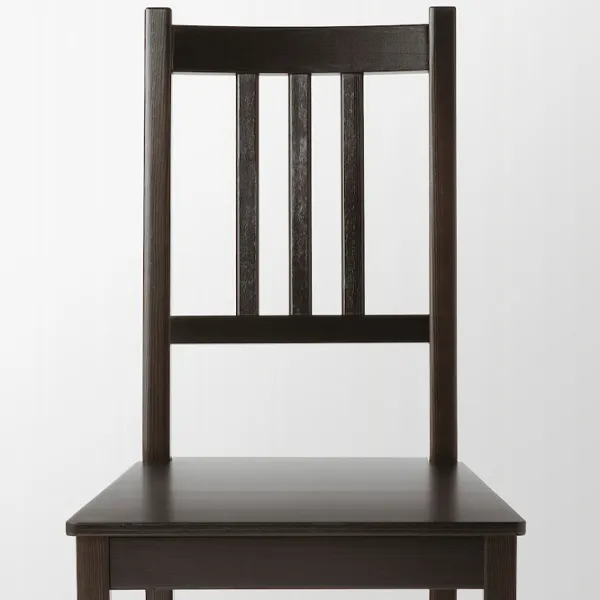 Set masă și scaune Ikea Hauga/Stefan Dreptunghiulară / PAL / Gray photo 4