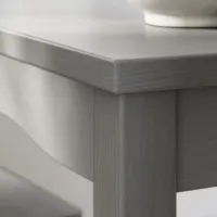 Set masă și scaune Ikea Hauga/Stefan Dreptunghiulară / PAL / Gray photo 5