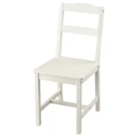 Обеденные стол со стульями Ikea Hauga Квадратная / ДСП / Белый photo 2