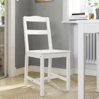 Обеденные стол со стульями Ikea Hauga Квадратная / ДСП / Белый photo 3