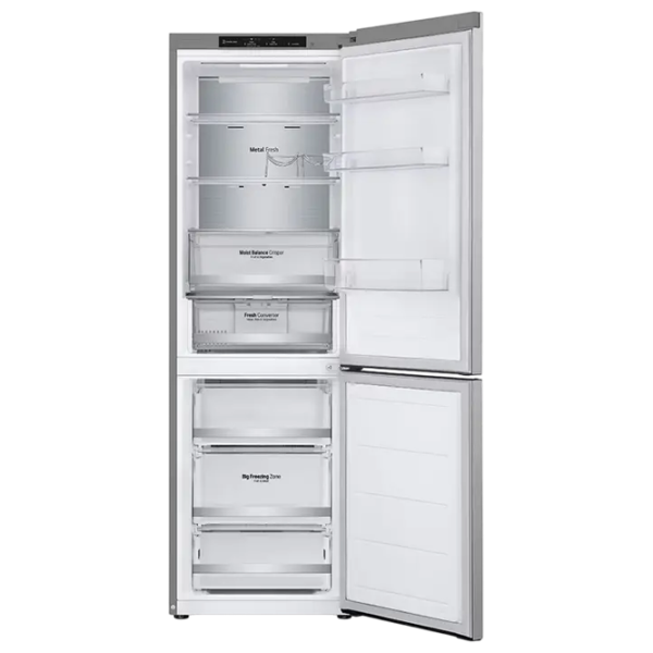 Холодильник LG GBV5140DPY с нижней морозильной камерой 344 л / 186 cm / Нержавеющая сталь photo 4 Холодильник LG GBV5140DPY с нижней морозильной камерой 344 л / 186 cm / Нержавеющая сталь photo 4