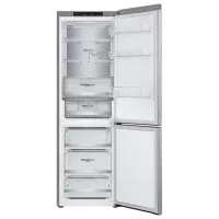 Frigider LG GBV5140DPY cu congelator jos 344 l / 186 cm / Inox photo 4