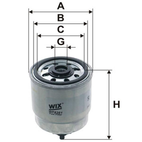 Filtru combustibil Wix Filters WF8361 85 mm photo 2