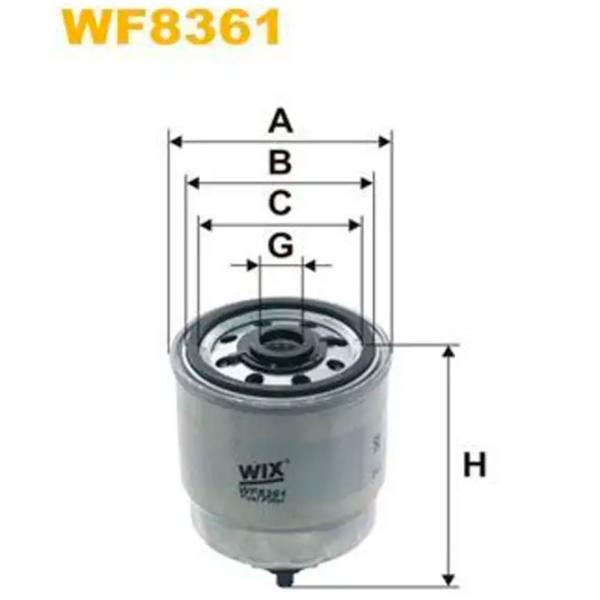 Filtru combustibil Wix Filters WF8361 85 mm photo 3