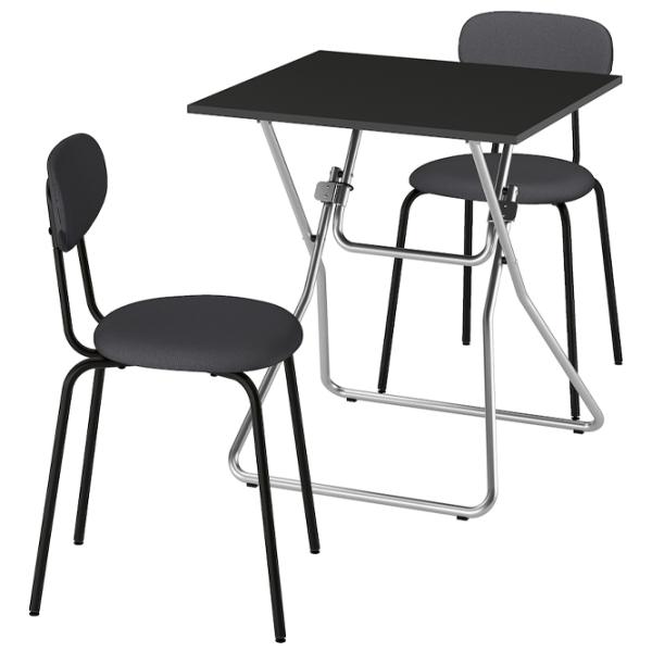 Set masă și scaune Ikea Gunde/Ostano/Remmarn Pătrată / PAL / Black photo 1 Set masă și scaune Ikea Gunde/Ostano/Remmarn Pătrată / PAL / Black photo 1