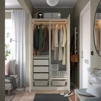 Dulap Ikea Pax/Tonstad 100 x 60 x 201.2 / DSP / Alb photo 3