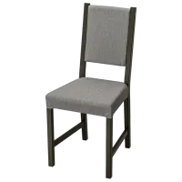 Set masă și scaune Ikea Hauga/Stefan/Knisa Dreptunghiulară / PAL / Gray photo 3