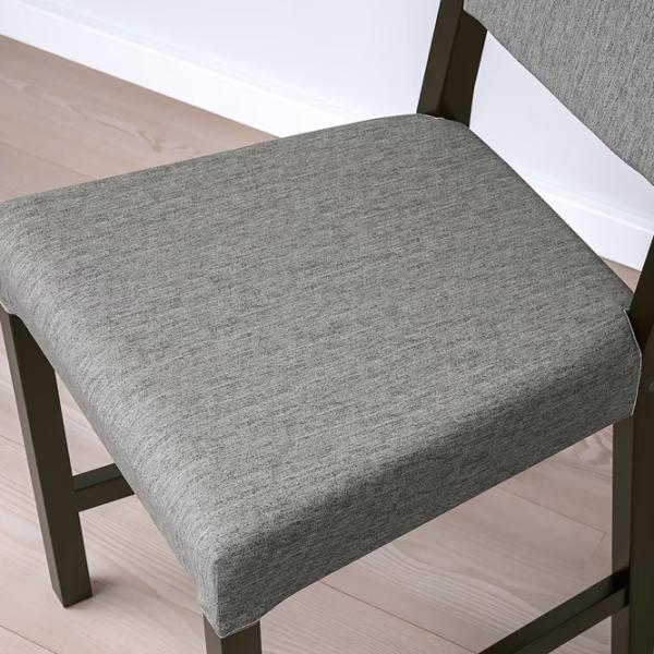 Обеденные стол со стульями Ikea Hauga/Stefan/Knisa Прямоугольная / ДСП / Серый photo 5