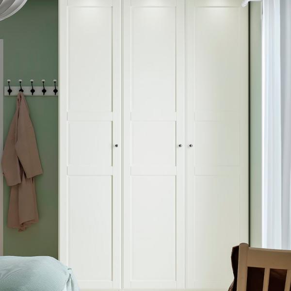 Шкаф Ikea Pax/Tyssedal 150 x 60см x 236.4 / ДСП / Белый photo 3