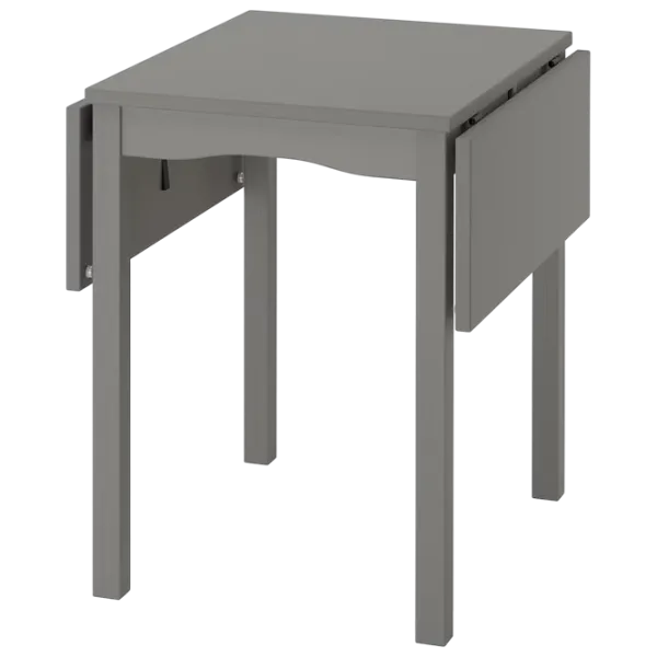 Обеденные стол со стульями Ikea Hauga Квадратная / ДСП / Серый photo 2