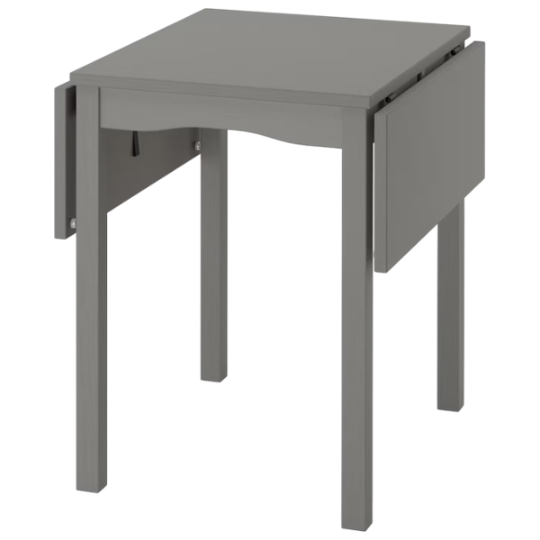 Обеденные стол со стульями Ikea Hauga Квадратная / ДСП / Серый photo 2