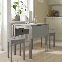 Обеденные стол со стульями Ikea Hauga Квадратная / ДСП / Серый photo 4