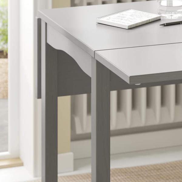 Обеденные стол со стульями Ikea Hauga Квадратная / ДСП / Серый photo 8