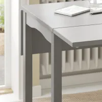 Обеденные стол со стульями Ikea Hauga Квадратная / ДСП / Серый photo 8