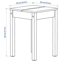Обеденные стол со стульями Ikea Hauga Квадратная / ДСП / Серый photo 11