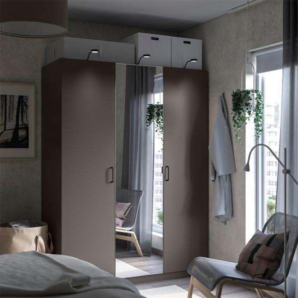 Шкаф Ikea Pax/Forsand/Aheim 150 x 60см x 201.2 / ДСП / Темно серый photo 2