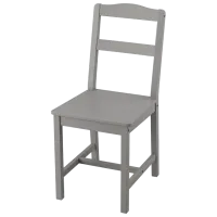 Set masă și scaune Ikea Hauga Dreptunghiulară / PAL / Gray photo 2