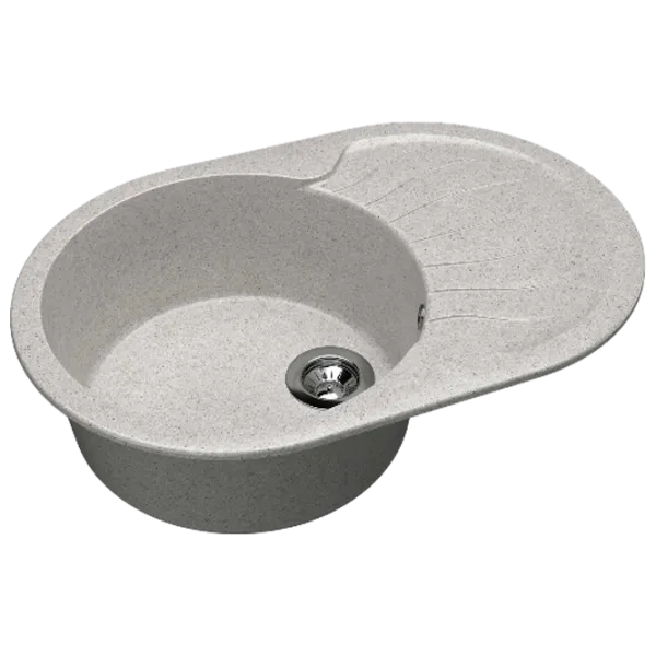 Кухонная мойка Dr.Gans Набор Berta 760 + F7073 76 x 51 / Искусственный камень / Grey photo 3