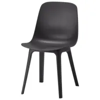 Обеденные стол со стульями Ikea Stensele/Odger Круглая / ДСП / Антрацит photo 2
