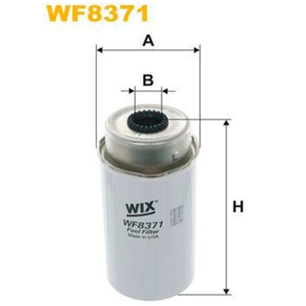 Filtru combustibil Wix Filters WF8371 79 mm photo 2 Filtru combustibil Wix Filters WF8371 79 mm photo 2