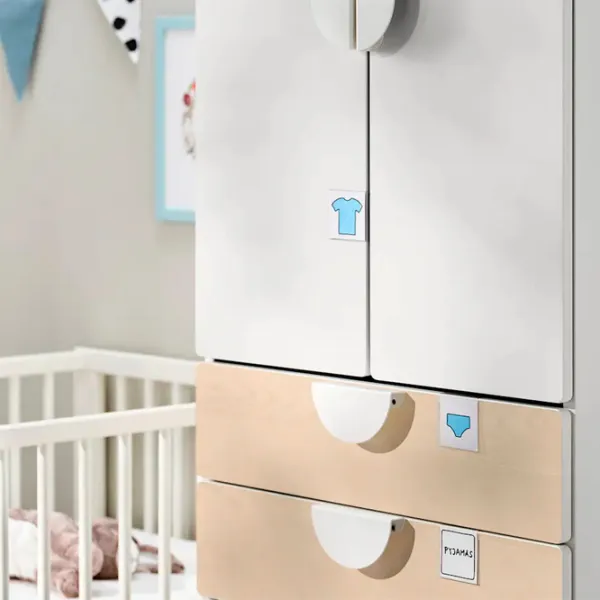 Шкаф Ikea Smastad/Platsa 60 x 42см x 181 / ДСП / Белый photo 2