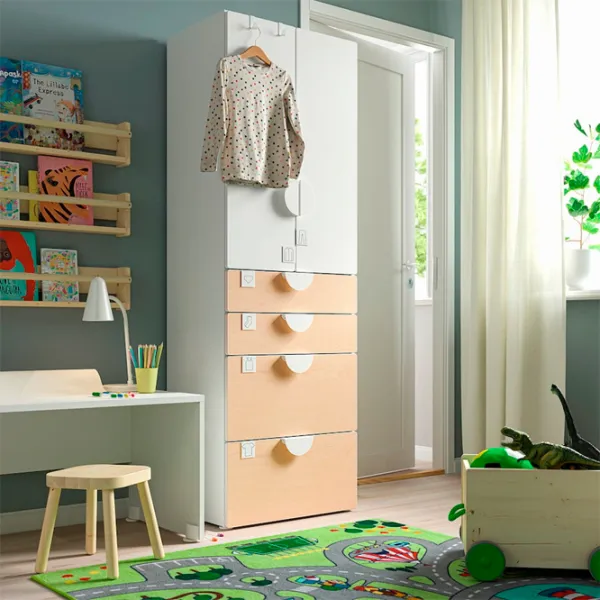 Шкаф Ikea Smastad/Platsa 60 x 42см x 181 / ДСП / Белый photo 8