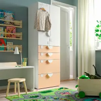 Шкаф Ikea Smastad/Platsa 60 x 42см x 181 / ДСП / Белый photo 8