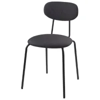 Set masă și scaune Ikea Stenssele/Ostano/Remmarn Rotundă / PAL / Anthracite photo 2