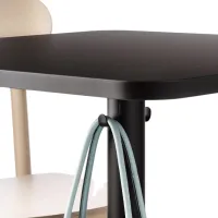 Set masă și scaune Ikea Stenssele/Ostano/Remmarn Rotundă / PAL / Anthracite photo 6