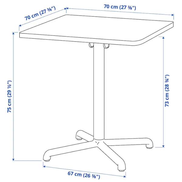Set masă și scaune Ikea Stenssele/Ostano/Remmarn Rotundă / PAL / Anthracite photo 8 Set masă și scaune Ikea Stenssele/Ostano/Remmarn Rotundă / PAL / Anthracite photo 8