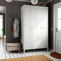 Шкаф Ikea Idanas 121 x 59см x 211 / ДСП / Белый photo 3