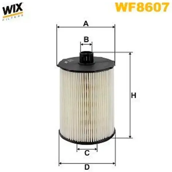 Filtru combustibil Wix Filters WF8607 84 mm photo 3 Filtru combustibil Wix Filters WF8607 84 mm photo 3