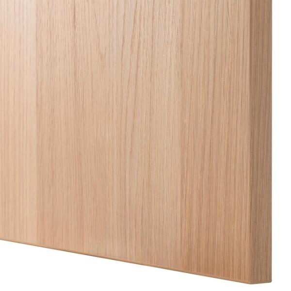 Шкаф Ikea Besta 60 x 42см x 193 / ДСП / Дуб Беленый photo 3