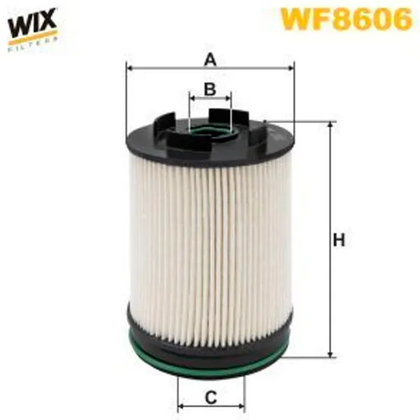 Топливный фильтр Wix Filters WF8606 23 мм photo 2 Топливный фильтр Wix Filters WF8606 23 мм photo 2